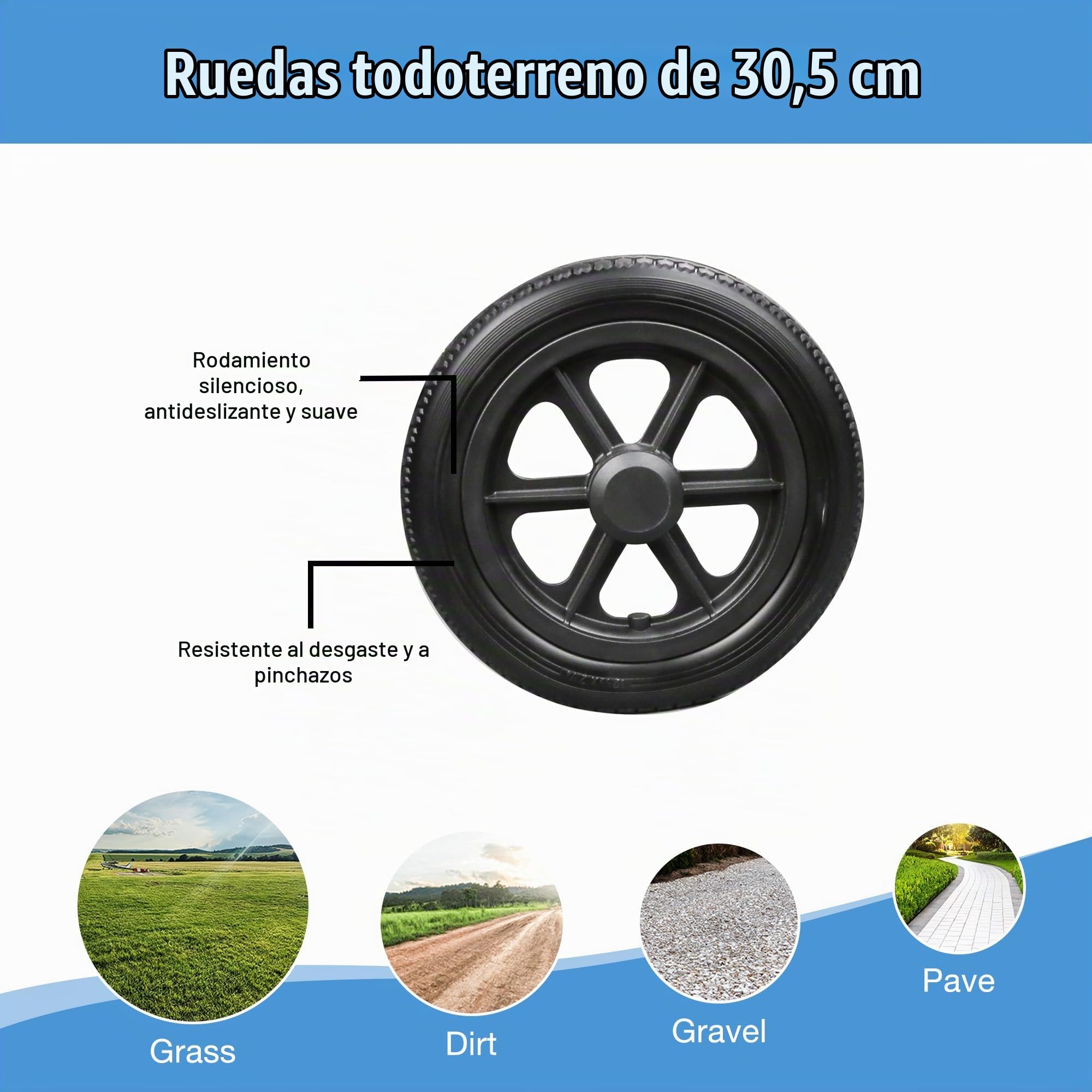 Silla De Transporte Plegable Ligera WHLICKS Para Adultos Y Ancianos, Silla De Viaje Portátil Con Cojín Extraíble Y Ruedas De 12 Pulgadas, Silla De Ruedas Ergonómica Con Altura Ajustable