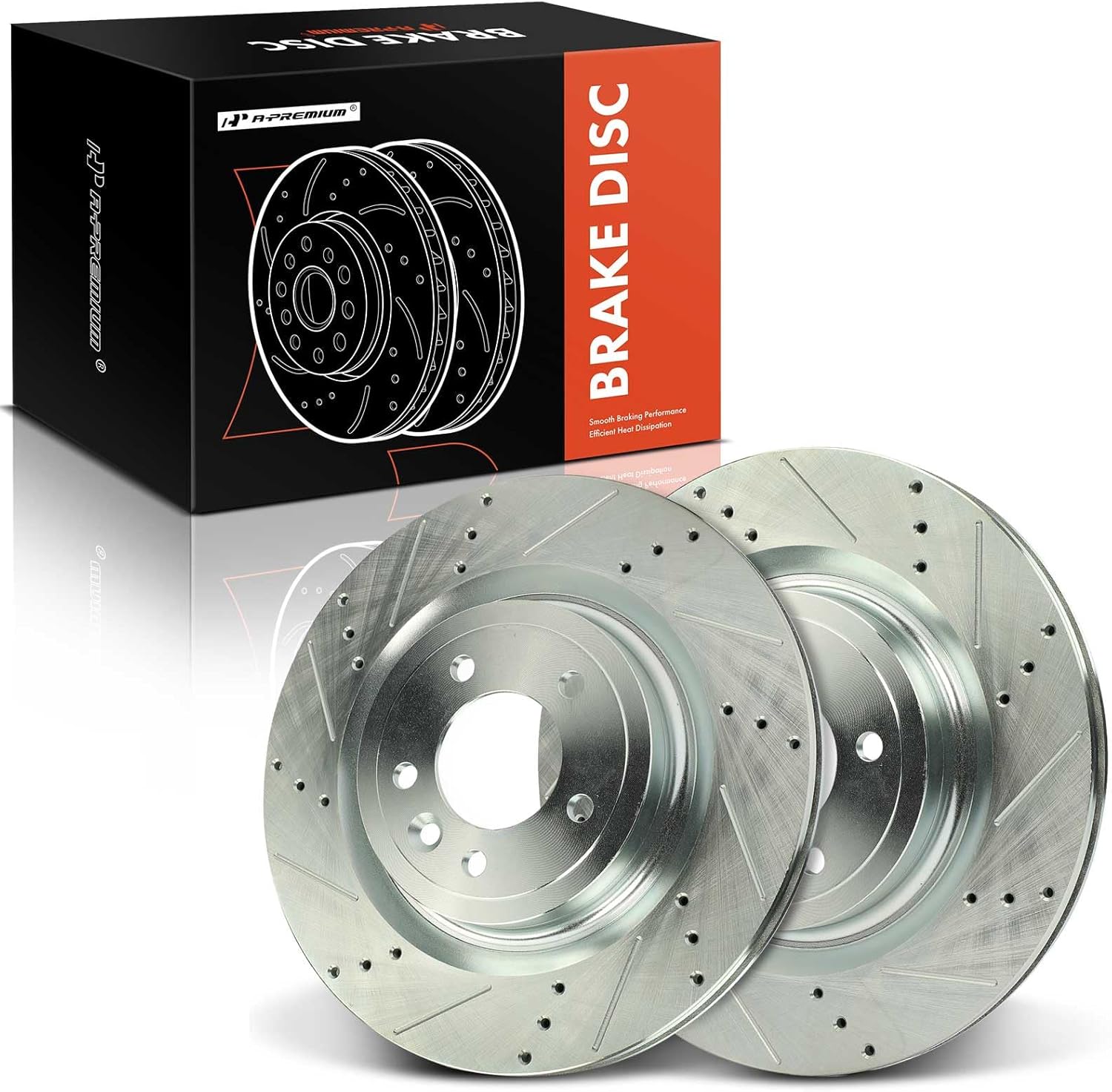 APremium 13.77 inch (350mm) Rear Drilled and Slotted Disc