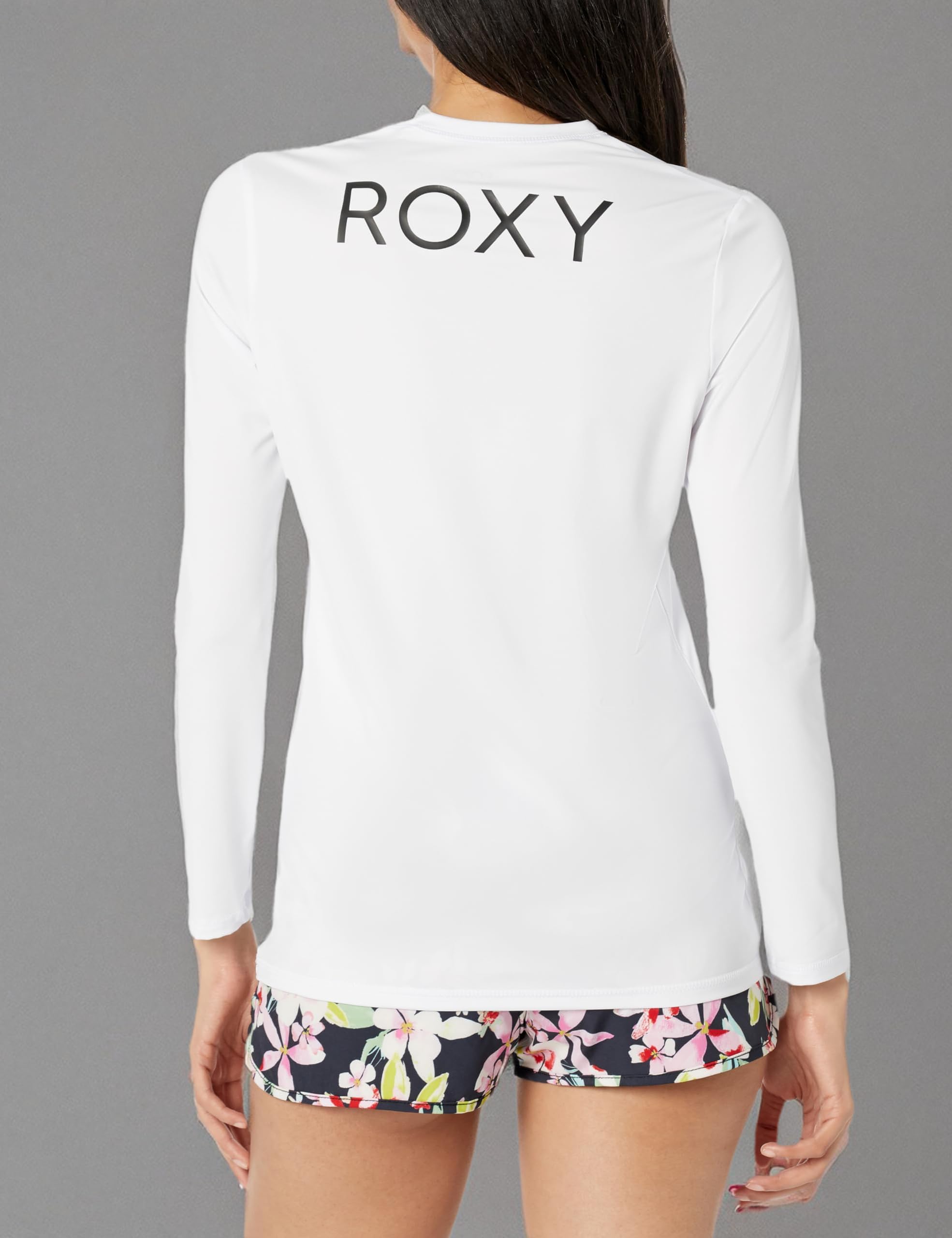 Roxy Rashguard – UPF 50+, Swim, Surf, Volley, Yoga, Outdoor Activities Quick-Dry Swim Shirt Maillot dermoprotecteur Femme