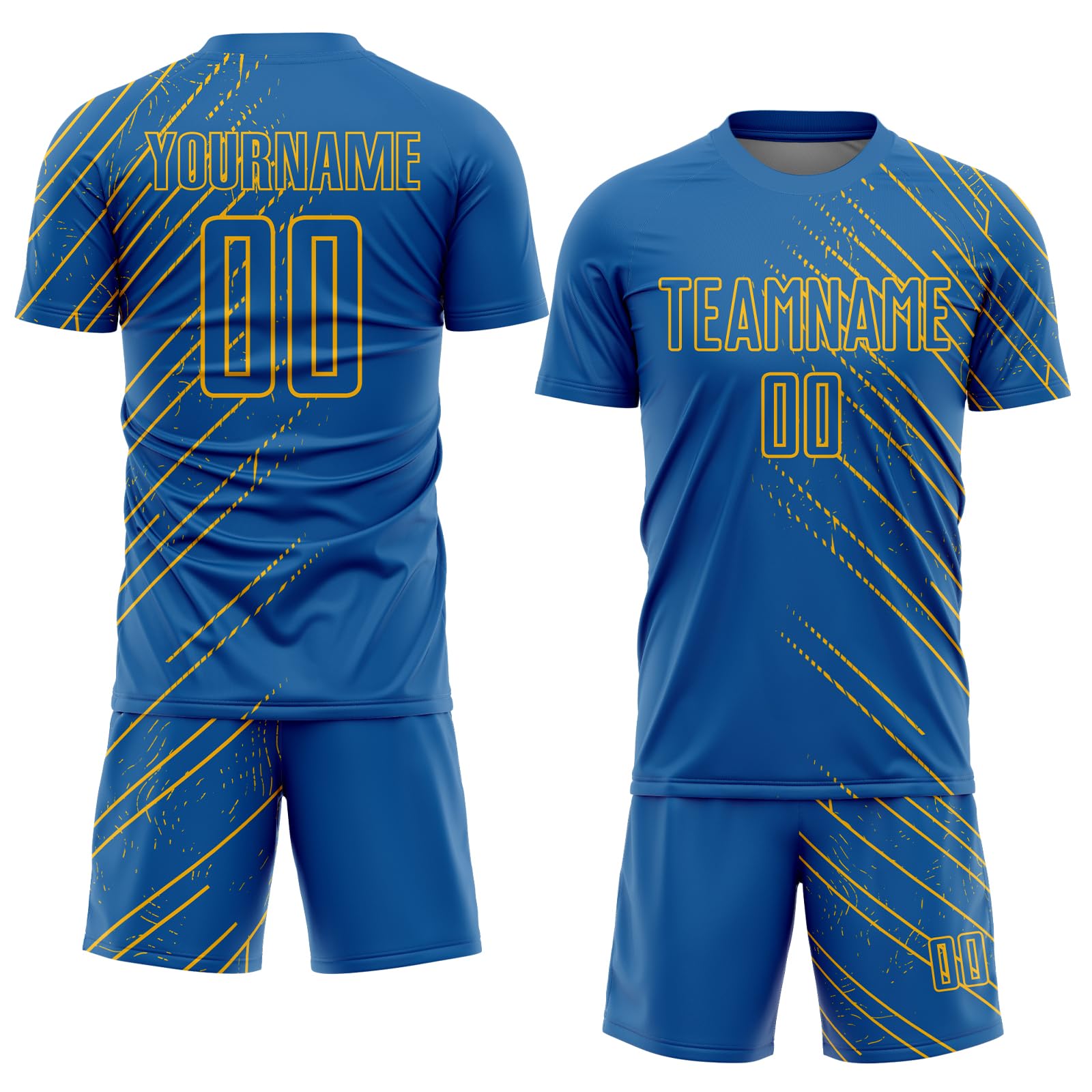 Customized Soccer Jerseys Kits Men Women Youth Boys Girls, Personalized Sports Team Uniforms Printed, Pockets Design