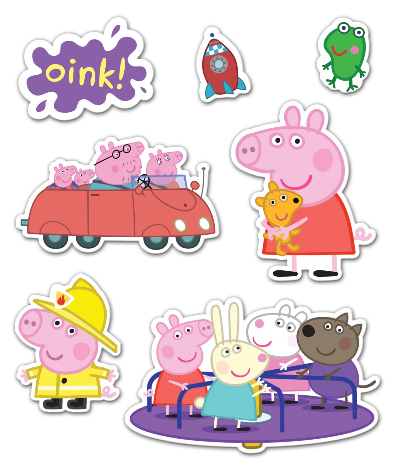 Paper Projects 01.70.29.010 Peppa Pig Kit d'activités comprenant 6 scènes et plus de 50 autocollants réutilisables, bleu, 23,5 cm x 15,5 cm Paper Projects 01.70.29.010 Peppa Pig Kit d'activités comprenant 6 scènes et plus de 50 autocollants réutilisables, bleu, 23,5 cm x 15,5 cm