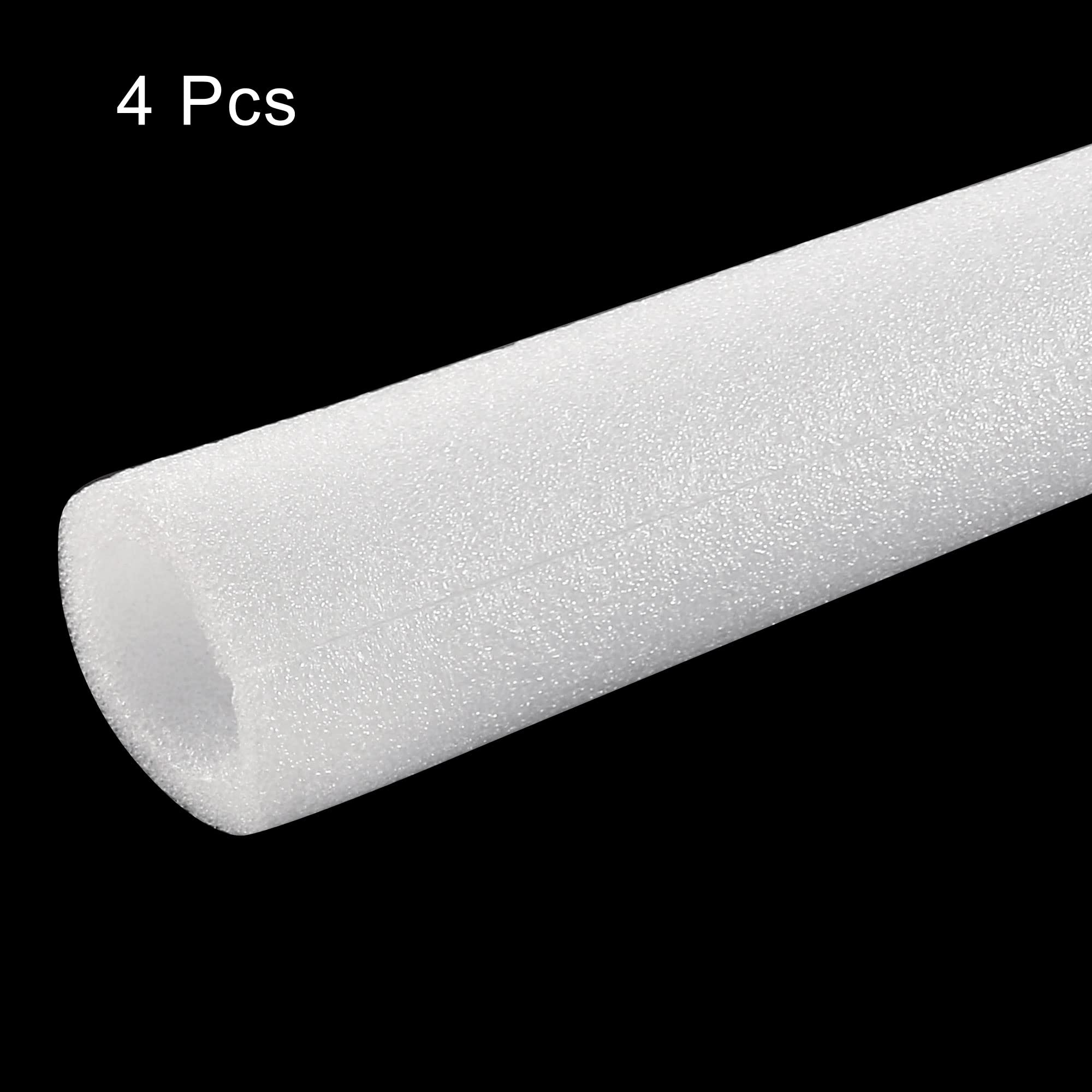 sourcing map Paquet de 4 Mousse Tube Éponge Manchon 1000mm/3,28 pieds
