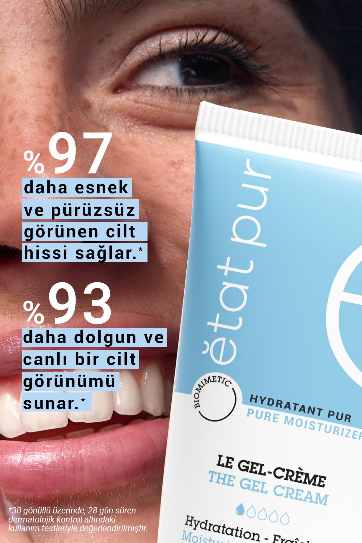 Etat Pur The Gel Cream Karma ve Yağlı Ciltler İçin Jel Dokulu Rahatlatıcı Nemlendirici Yüz Kremi 50 ML