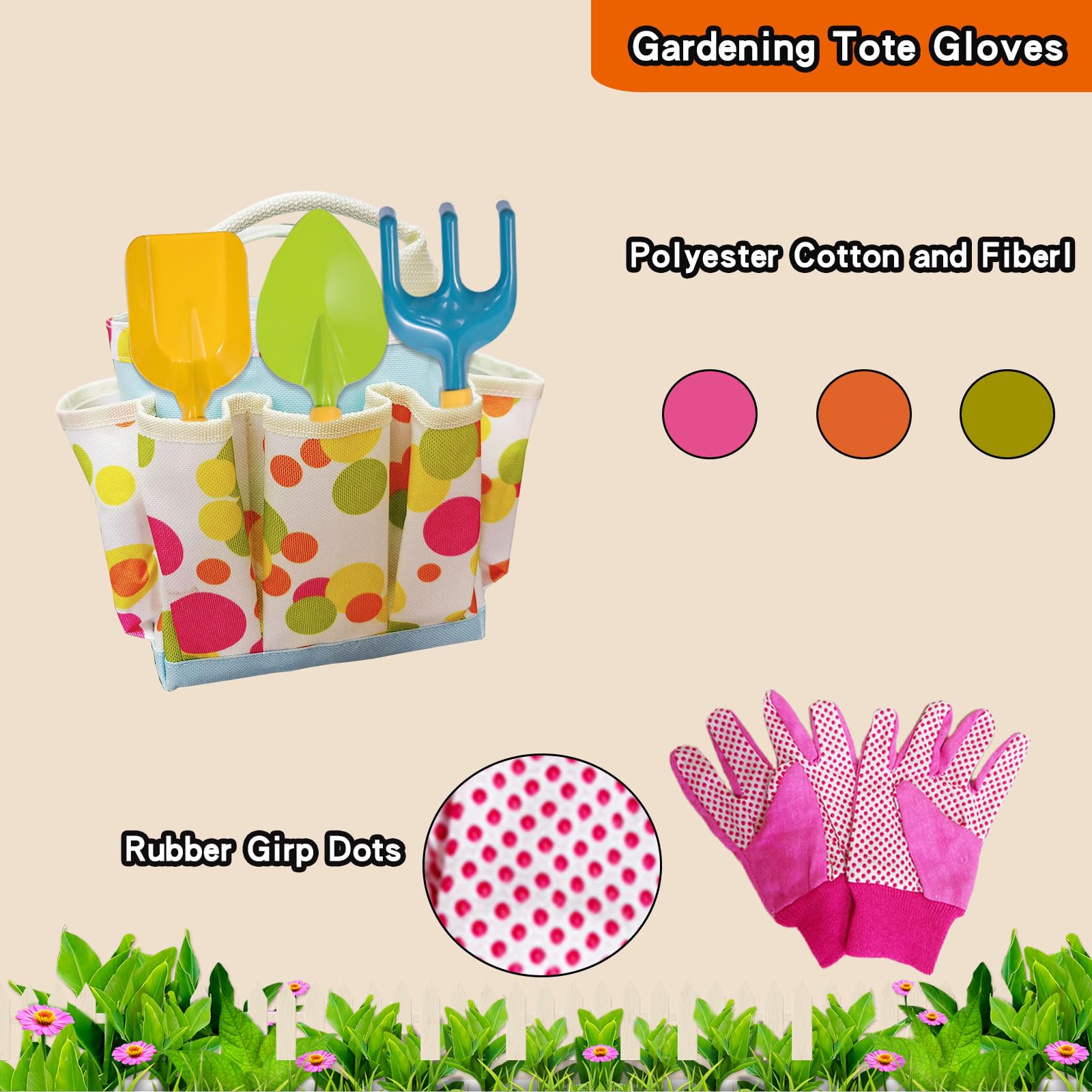 6 Pièces Outils de Plantation pour Enfants Ensemble de Jeu extérieur