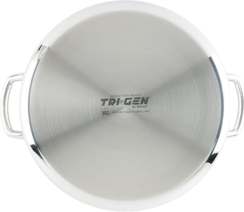 Vista 35 de Winware cacerolas de acero inoxidable, Plateado