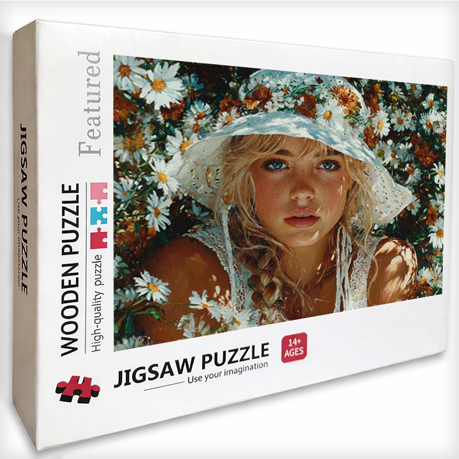 Donna Puzzle 6000 Pezzi Adulti, Pianta Puzzle Legno con Scatola 179x105cm, Idea Regalo Uomo e Donna, Divertimento Per Adulti, per Gioco Familiar, Giochi di Sfida, Squisita confezione Regalo, U-1637