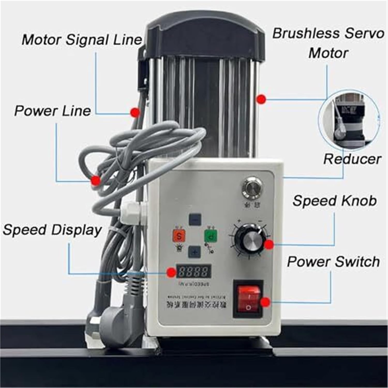 Electric Agitator Mixer, 3000W Power & 200-2600 RPM Adjustable Speed, Ideal for Mixing Medium to High Viscosity Paints and Solutions