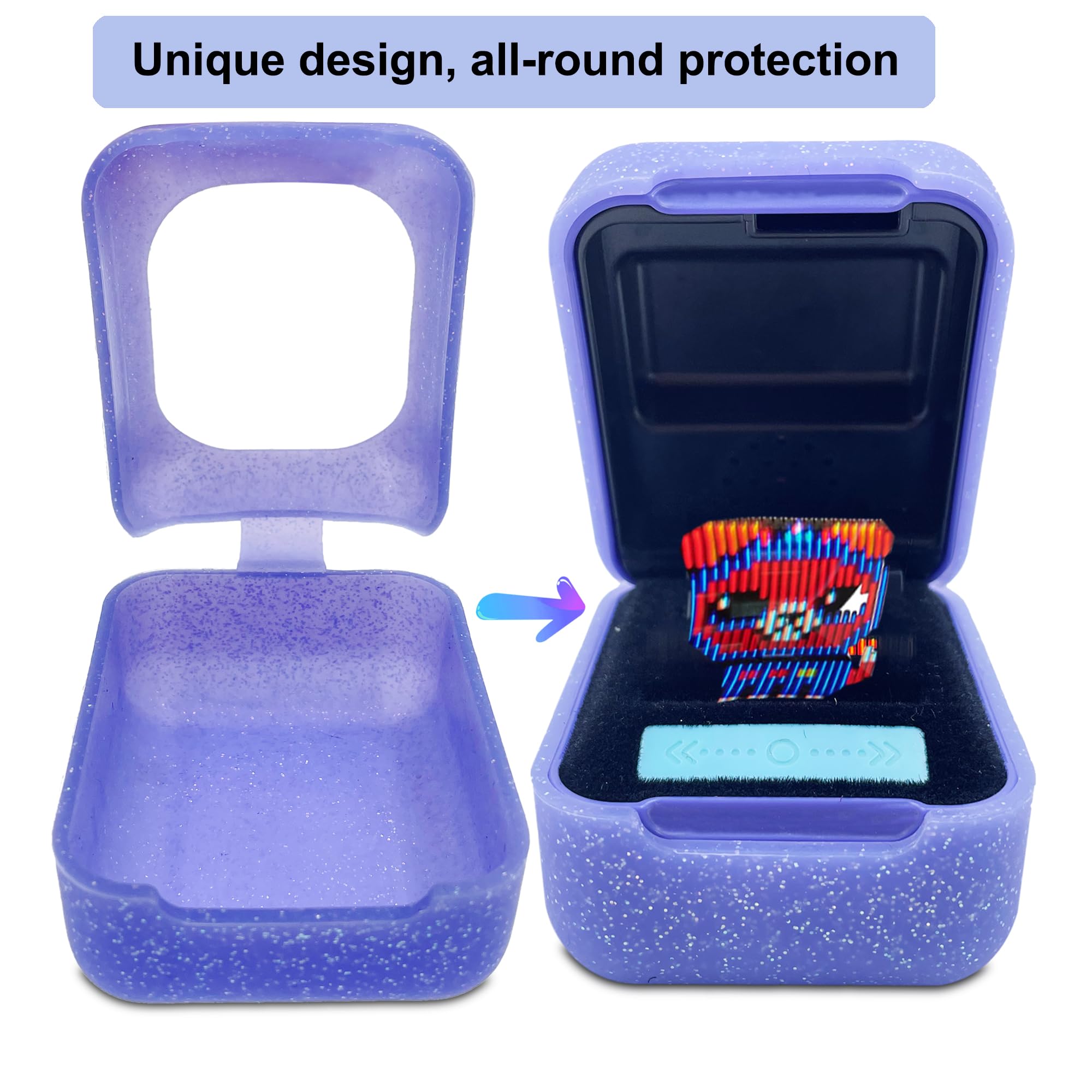 Estuche duro de EVA para Bitzee Interactive Toy Digital Pet con 15 animales virtual electrónico para mascotas, accesorio de almacenamiento protector para mascotas interactivas Bitzee 3D que reaccionan 3