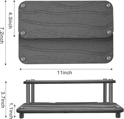 Miniatura 3 de Instant Drying Stone Sink Organizer Tray for Bathroom Counter, Diatomaceous Earth Water Absorbing Sink Caddy Stone Vanity Tray, Modern Sponge Holder