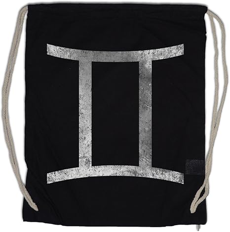 Zodiac Sign Gemini Drawstring Bag Gym Sack