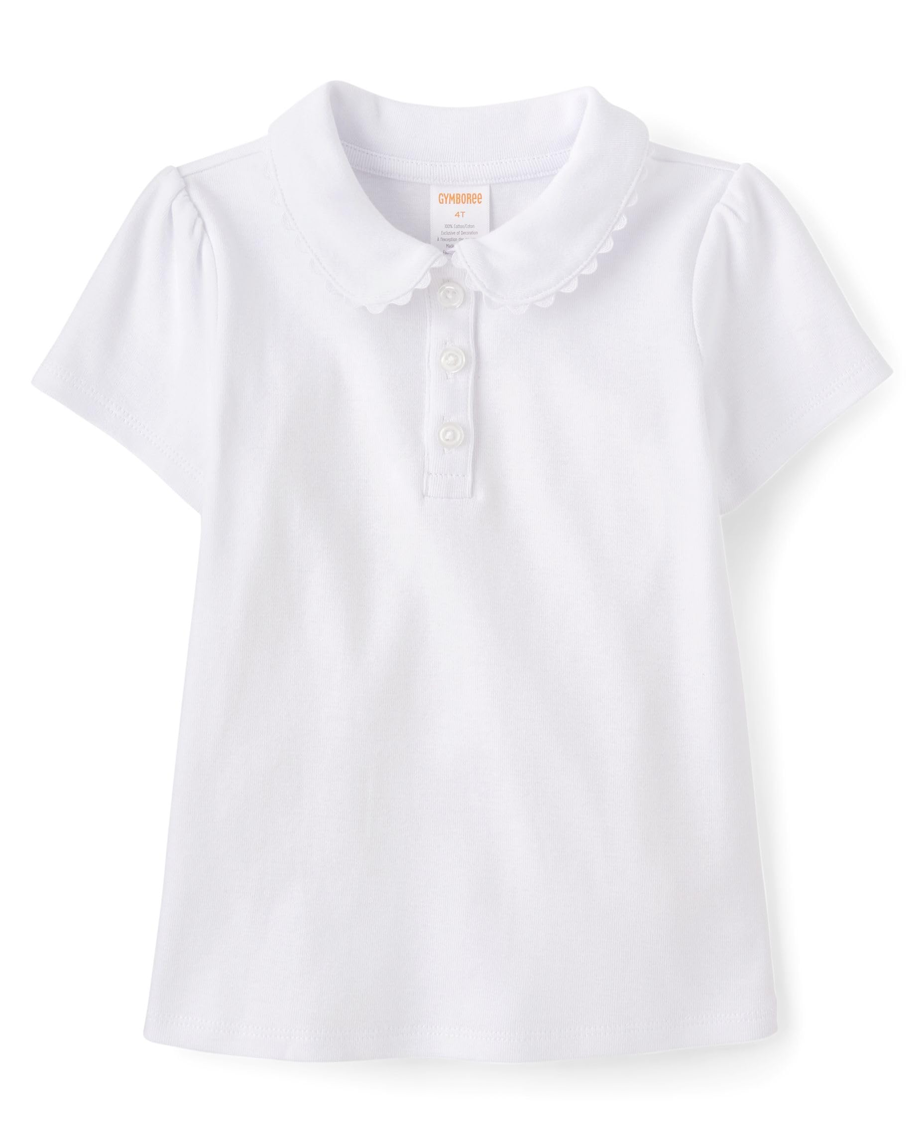 Gymboree Girls and Toddler Short Sleeve Peter Pan Collar Shirt