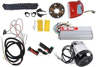 Kit de Conversão de Bicicleta Elétrica 48V Motor Sem Escova 48V 800W DC Kit de Motor Sem Escova Bicicleta Elétrica Triciclo Scooter Diy Kit de Conversão de Motor
