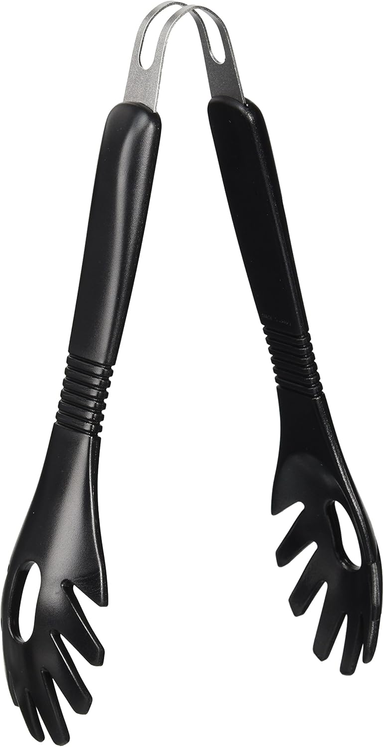 Suncraft AL-169 Aizuma Senka Pasta Tongs, Nylon, Made in Japan, Black