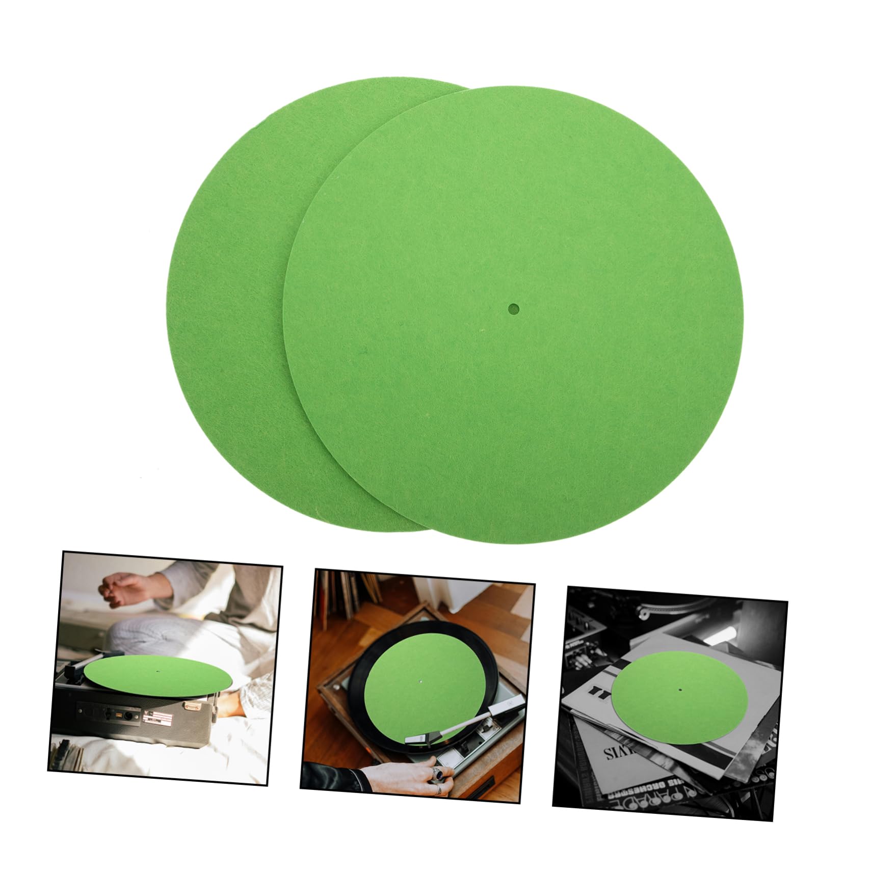 UPKOCH 10 Uds Tapete Para Accesorios Para Tocadiscos Tapete Para Disco Para El Hogar Almohadilla Para Tocadiscos Almohadilla Para Reproductor De De Vinilo Alfombrilla