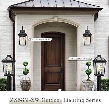 zeyu 18'' Exterior Lighting Fixture, Large Outdoor Porch
