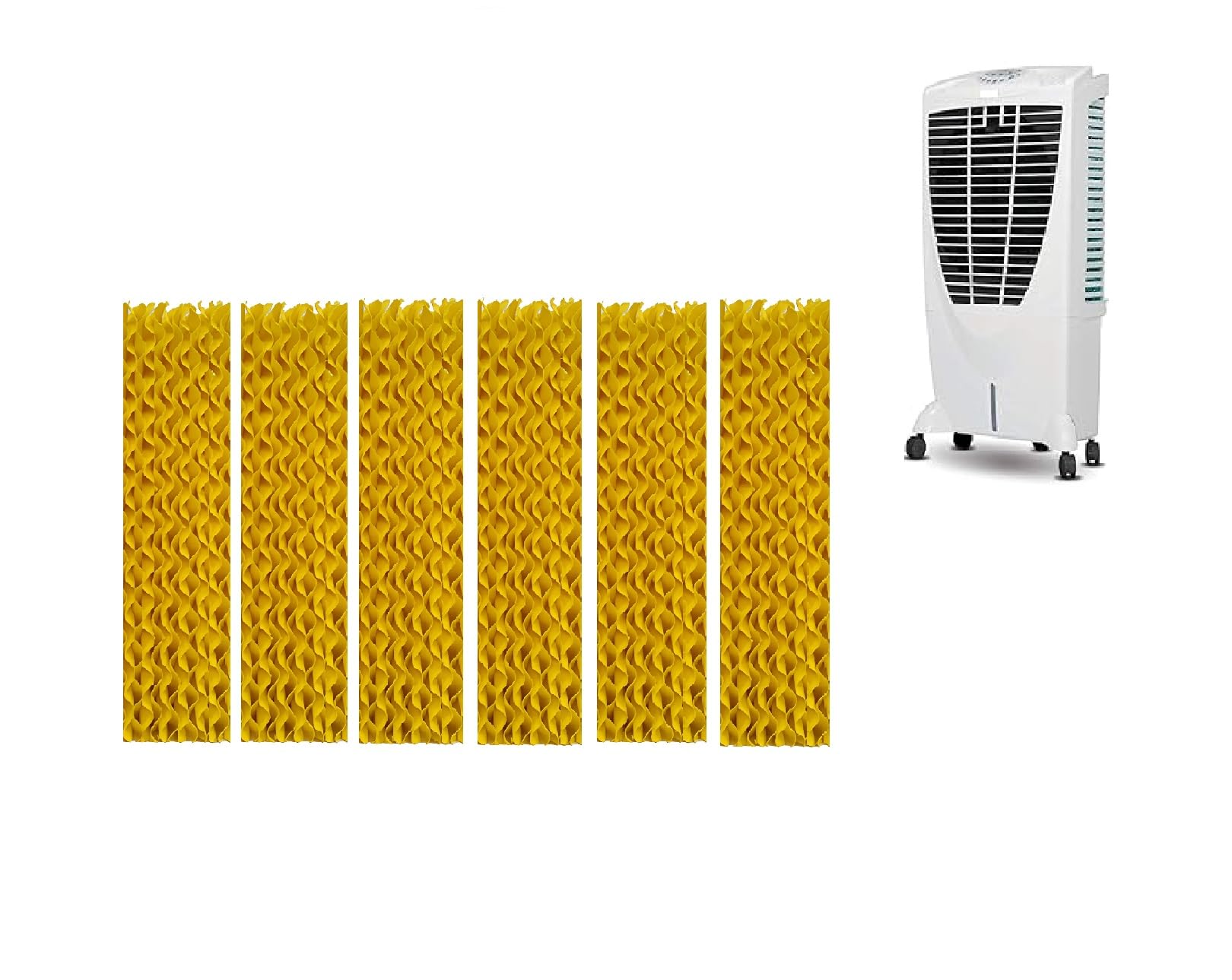 PrimeWave Honeycomb for Symphony Winter 56/80 / XLI, 6 Pieces (Yellow)-image-37