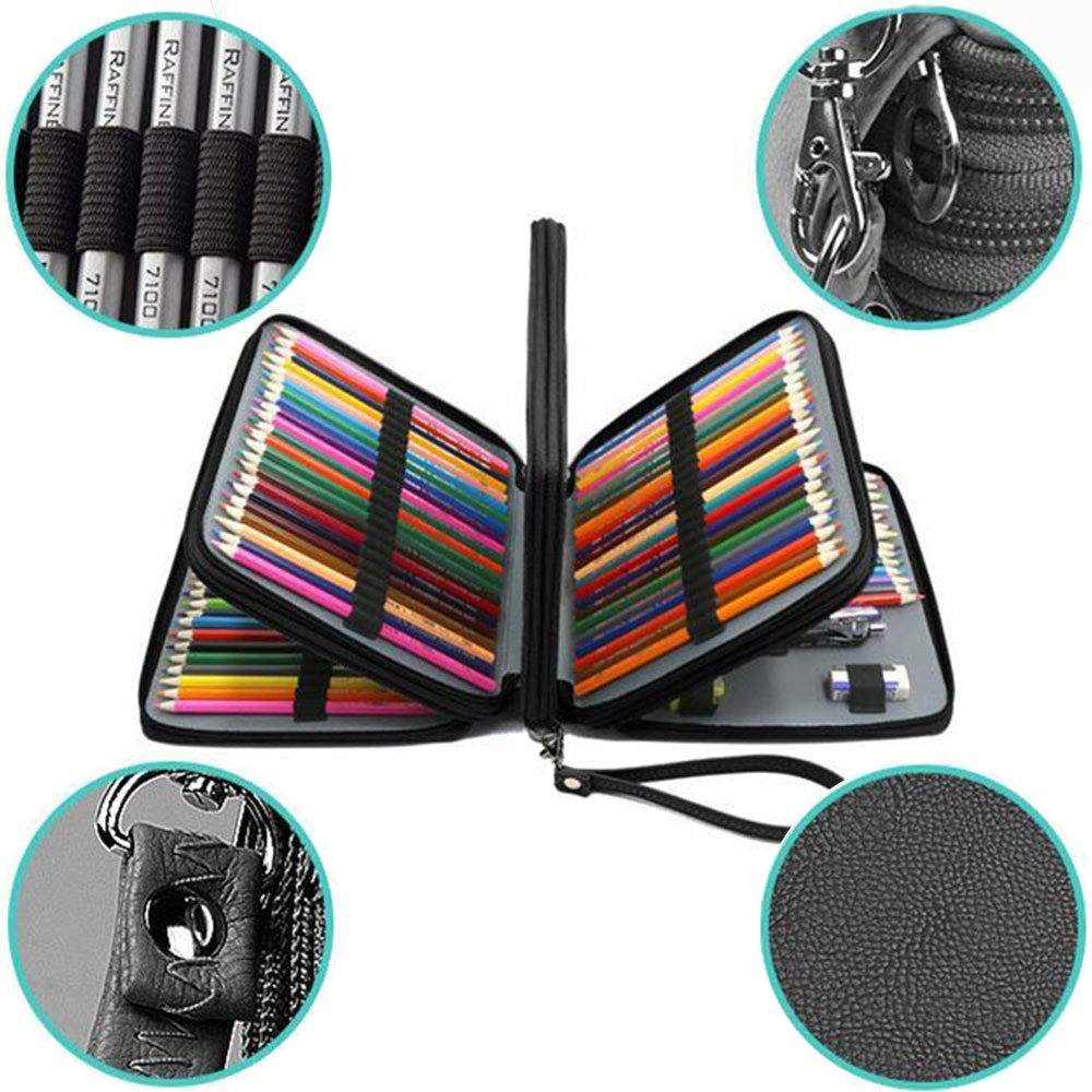 Amazon.co.jp: Culturaltu 184本入れ 鉛筆ケース デッサン ペンシル