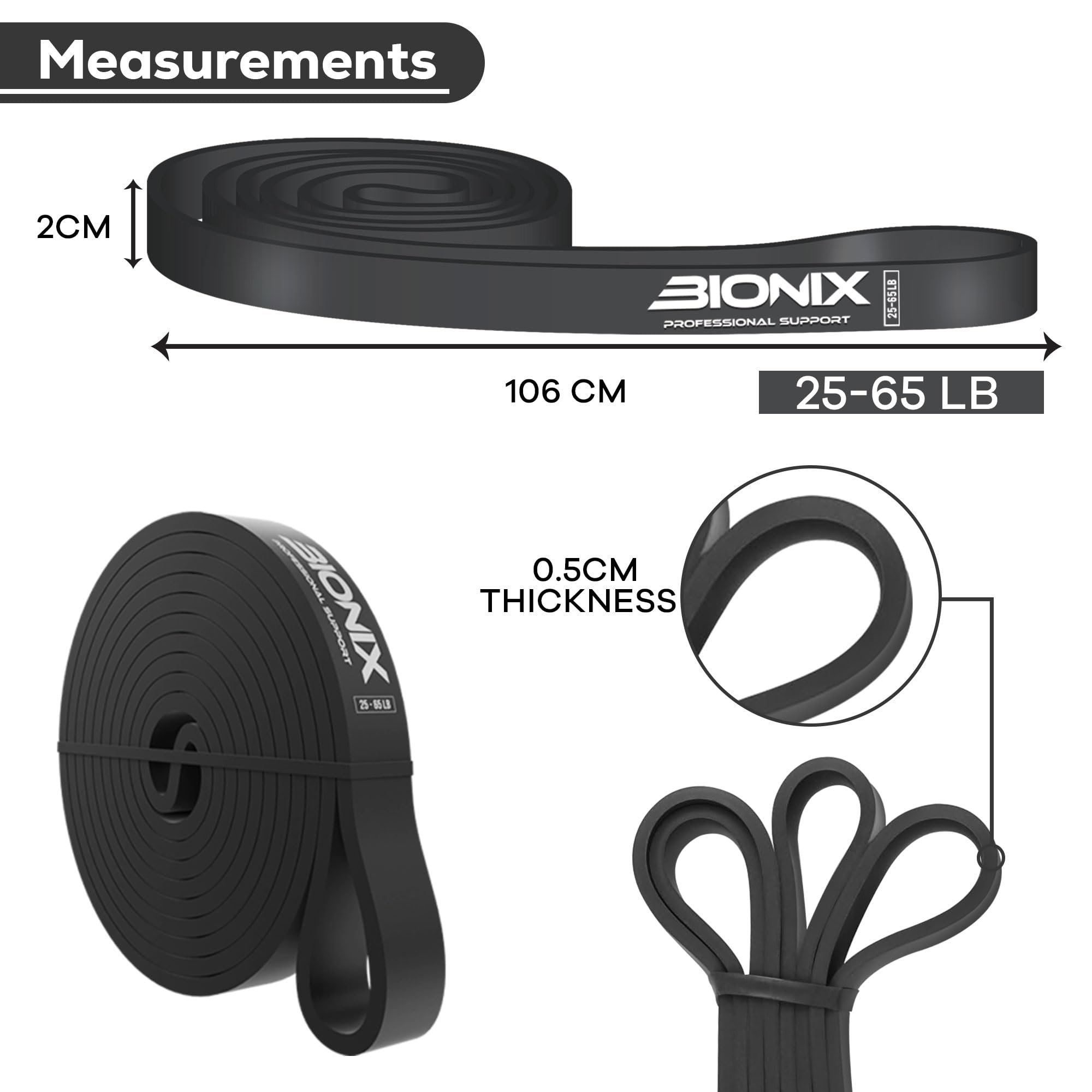 Bande De Résistance 16-39 Kg En Latex - Violette