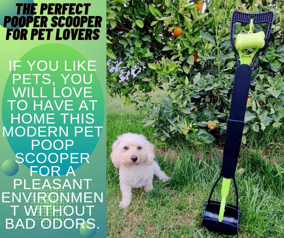 POOPER-SCOOPERSay-goodbye-to-your-dogs-unpleasant-odors-and-poop-The-state-of-The-art-poop-scooper-is-designed-to-pick-up-p-VERDE - Cucciolini Doodles   POOPER-SCOOPERSay-goodbye-to-your-dogs-unpleasant-odors-and-poop-The-state-of-The-art-poop-scooper-is-designed-to-pick-up-p-VERDE