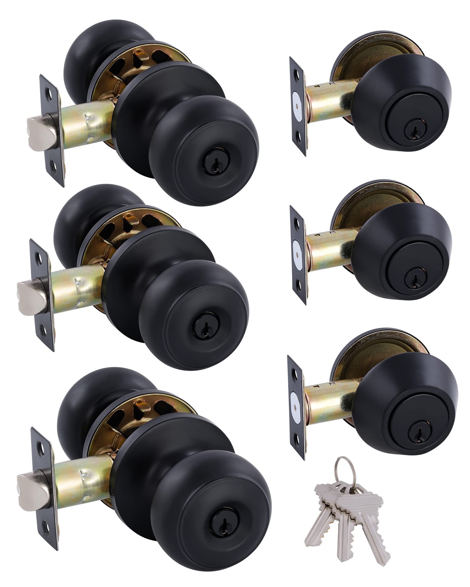 GITRANG 3 Pack Lock Set