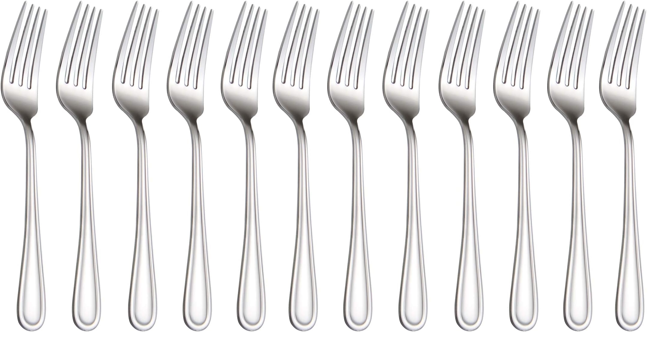 Salad Forks Set of 6, Flatware Fork 7-Inch, Stainless Steel,Silver, — Amazon image 8