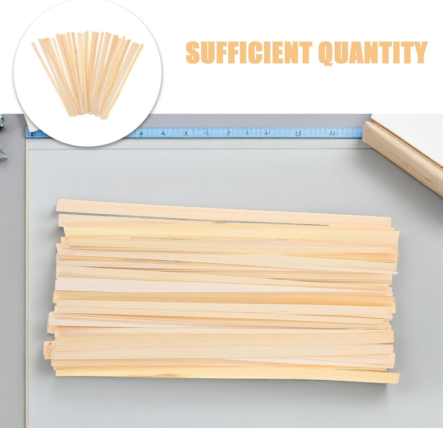 BESPORTBLE 50pcs Weaving Supplies for DIY Basket Making and Hand Fans