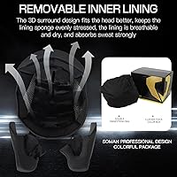 Vista 8 de Casco modular Bluetooth para motocicleta, certificado DOT, abatible, de cara completa, antivaho, doble máscara, casco de motocicleta de calle