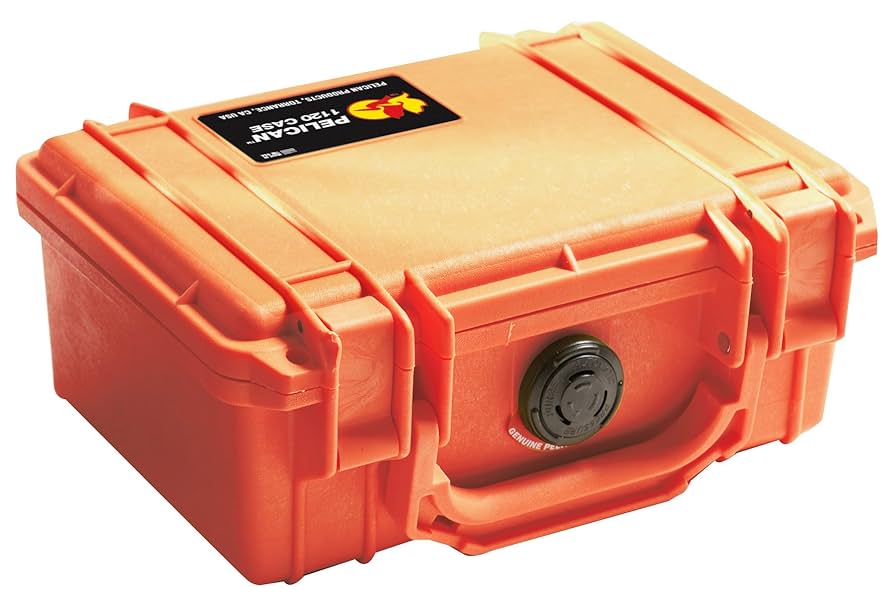 Amazon.co.jp: PELICAN ハードケース 1120 1.7L オレンジ 1120
