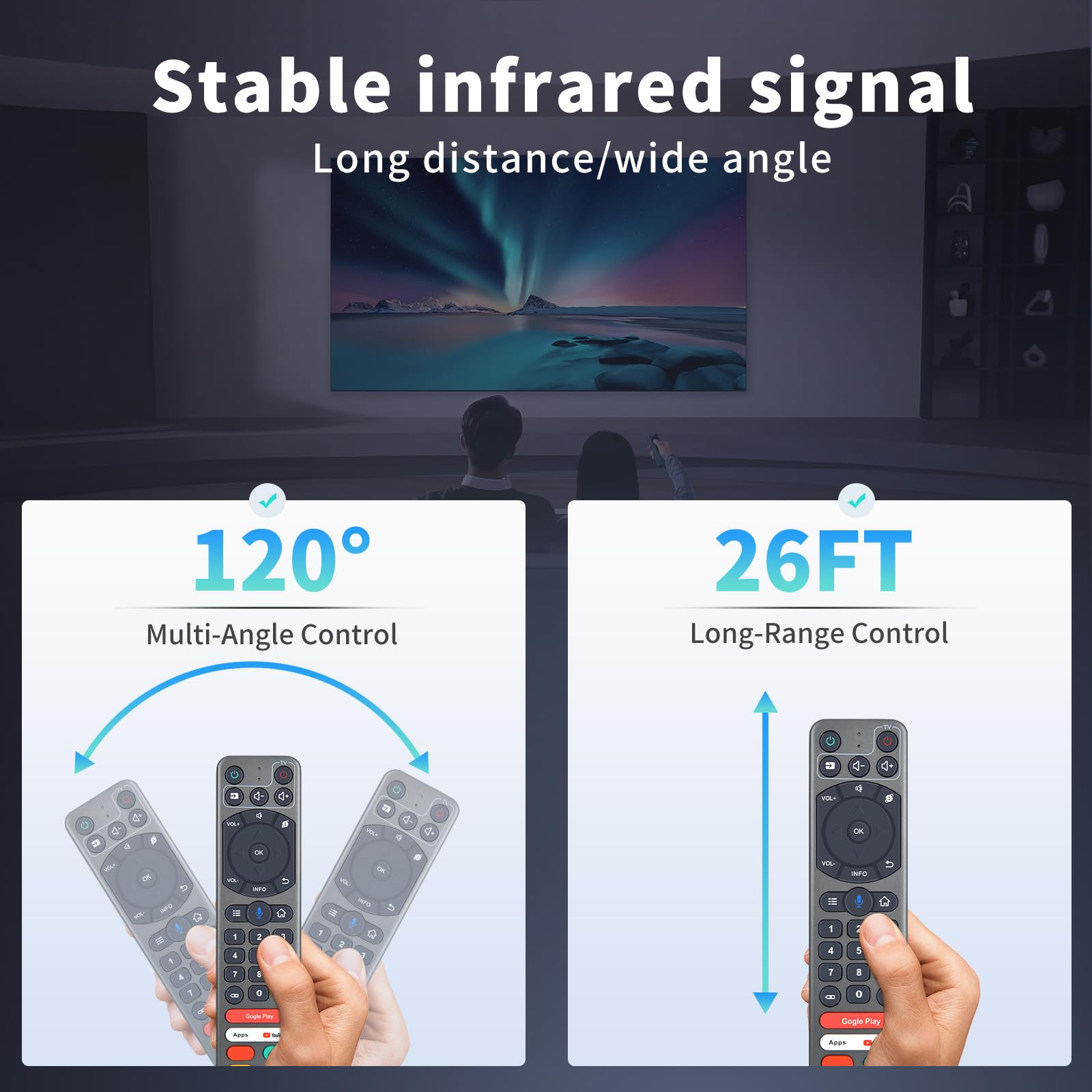 Amazon | RETROSUN 交換用リモコン Svicloud 9P TV Box対応 - 使用前の