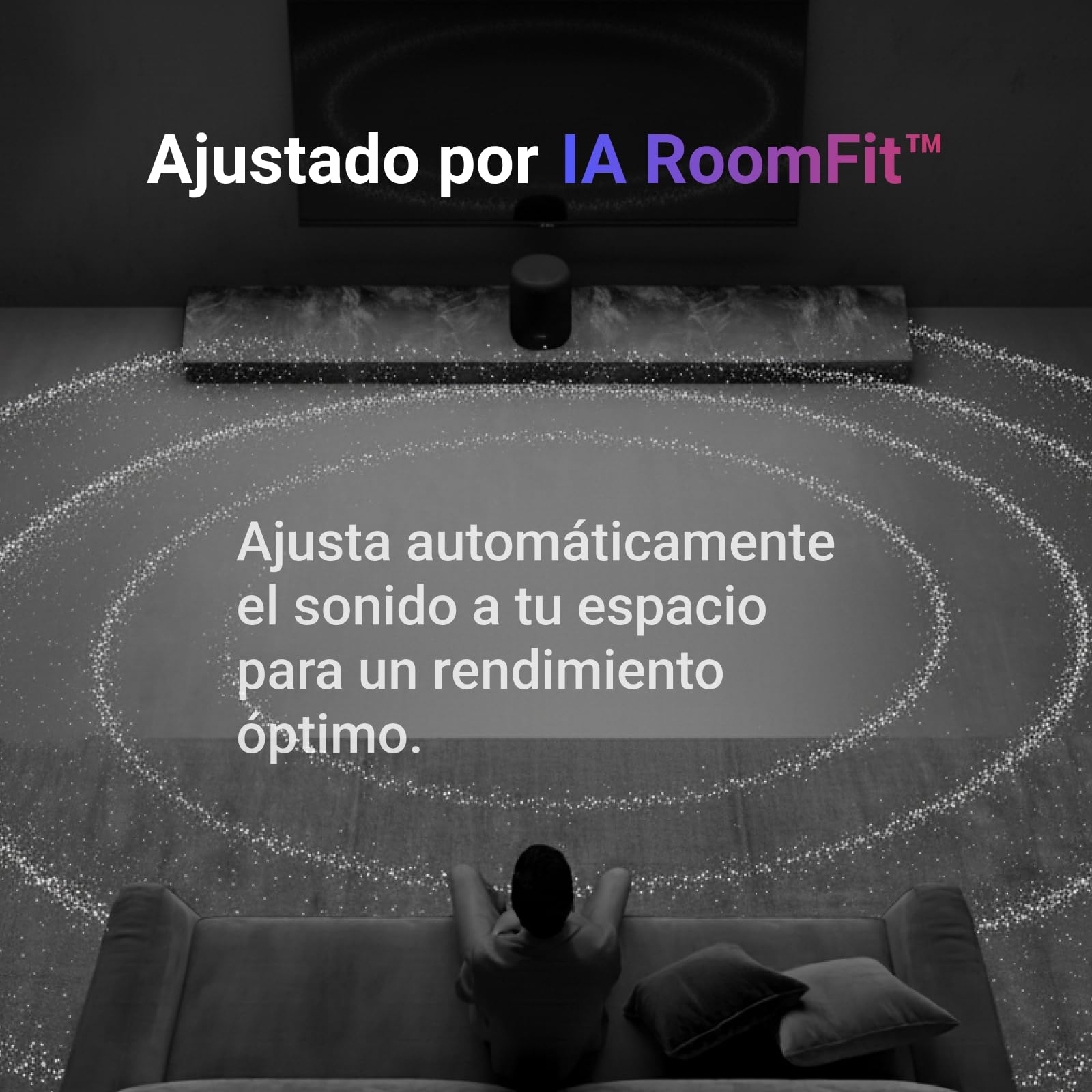 WiiM Sound Lite, Altavoz Inteligente multiroom inalámbrico, Blanco | Altavoz inteligente de alta fidelidad con audio Hi-Res, ajuste RoomFit, streaming multiroom y ecosistema WiiM ampliable