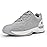 FitVille Pickleball Shoes for Men Tennis Shoes Sneakers for All Court Racquetball Athletic Shoes for Racquet Sport | Arch Support & Wide Toe Box (12 Medium, Moon Grey)