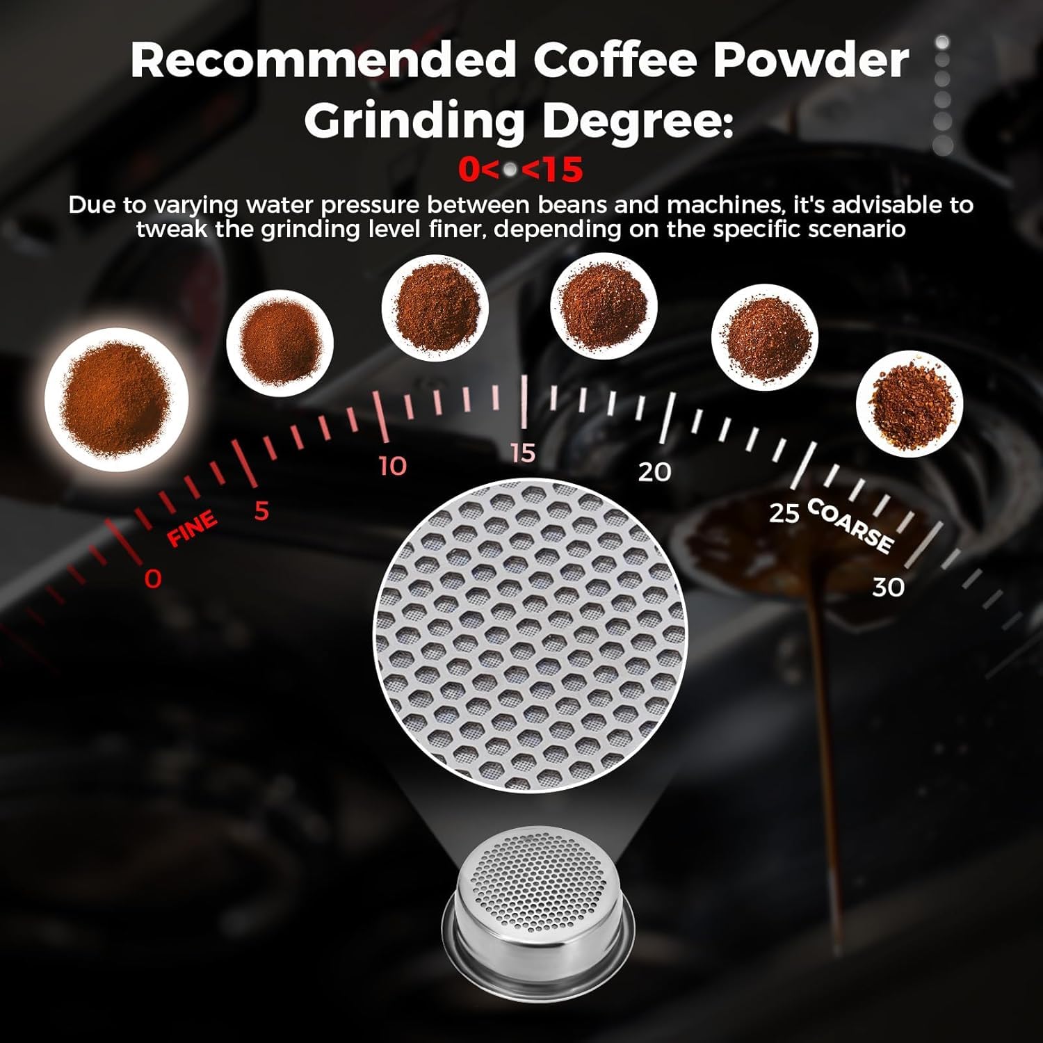 IKAPE 58mm Bodenloser Naked Siebträger, Schwarz - Kompatibel mit E61, Rocket, Sanremo, Slayer, Flair 58, ECM usw. Espressomaschinen (20g Siebträger im Lieferumfang enthalten)