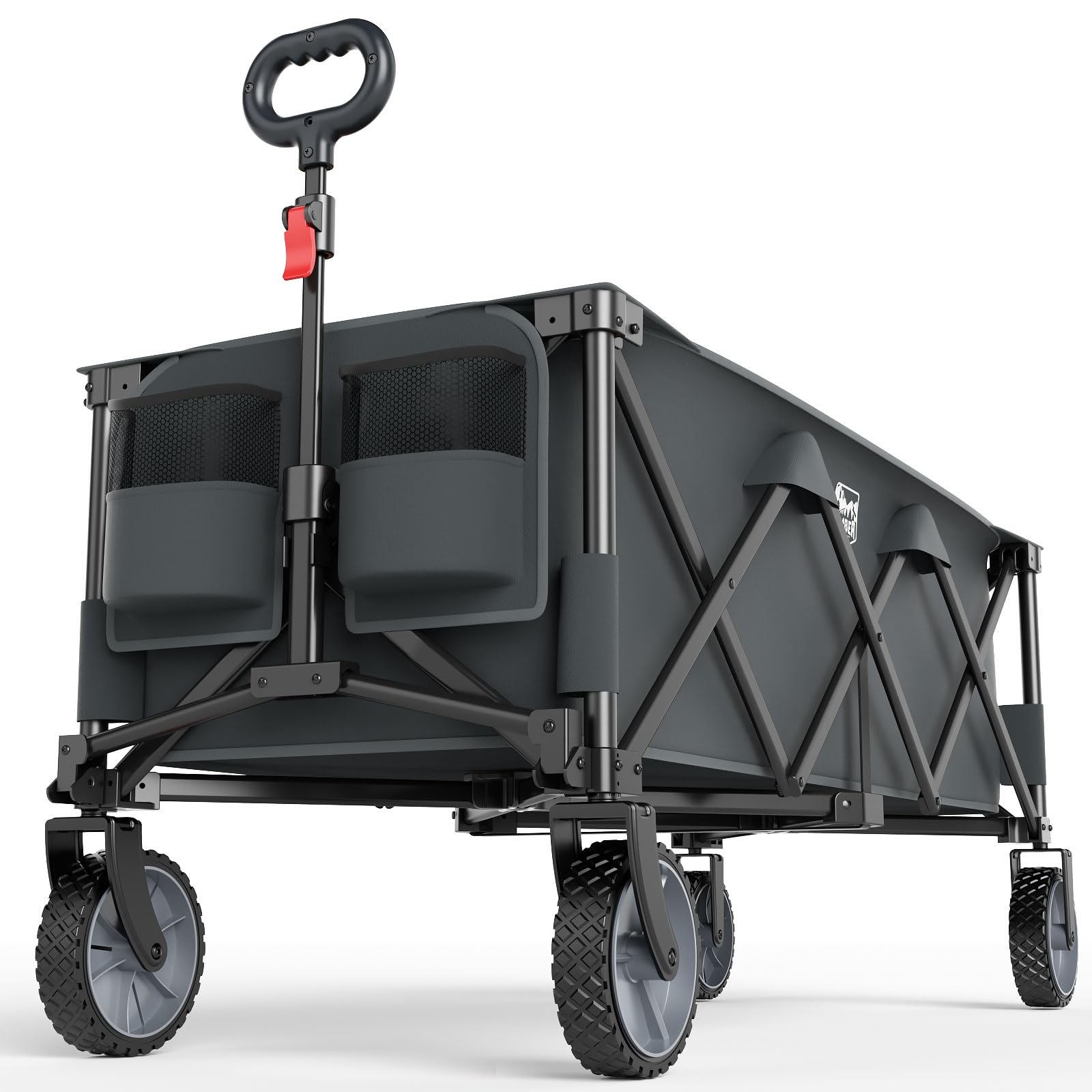 Timber Ridge Extended Collapsing Trolley Snapklik.com : Timber Ridge 51.2 Extended Collapsible Wagon Cart ...