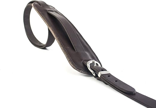 Vintage style leather guitar strap Clearance