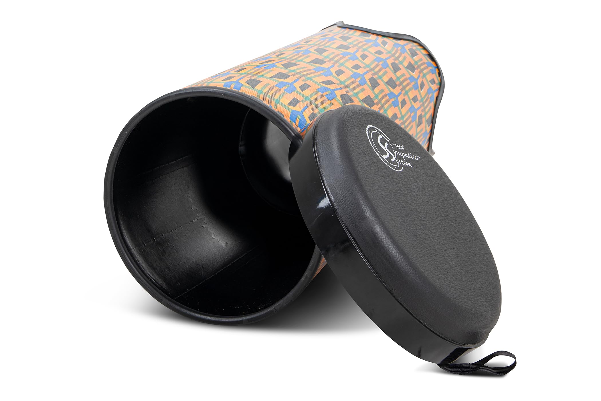 Toca Freestyle II Tubadora 10 x 24 Inch Kente Cloth TSSTB-10K-SLT, 10" x 24" - Image 3