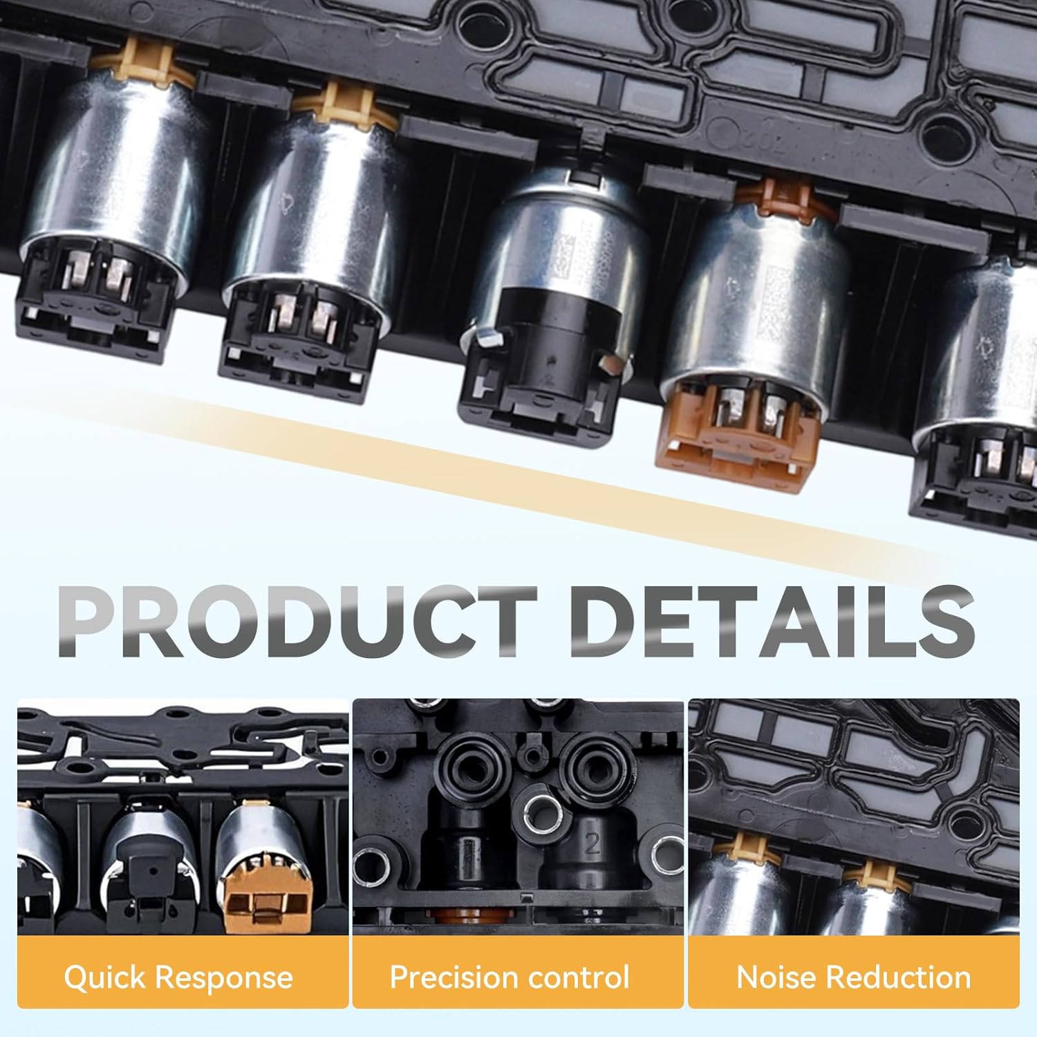 Transmission Solenoid Valve For Chevy Malibu Cruze Equinox,Buick Regal LaCrosse Saab Satur Replace 6T30 6T40 6T45 6T50
