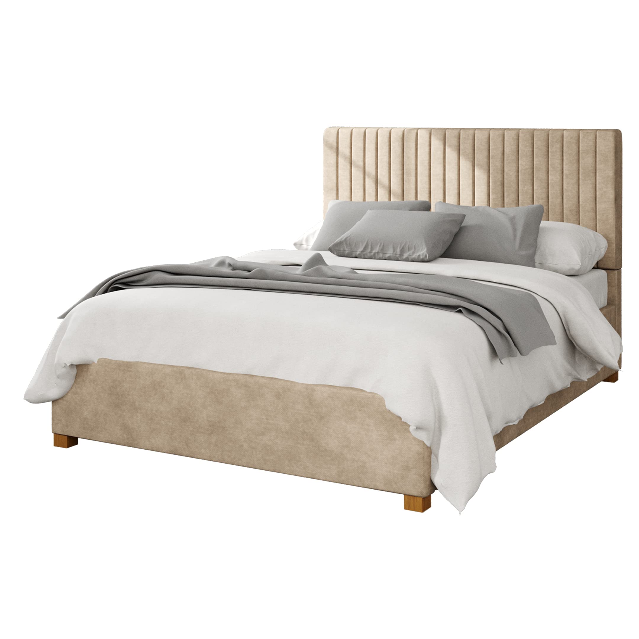 Aspire Beds Ottoman - 19 Vert Ln - Kimiyo Linen - Beige - 30