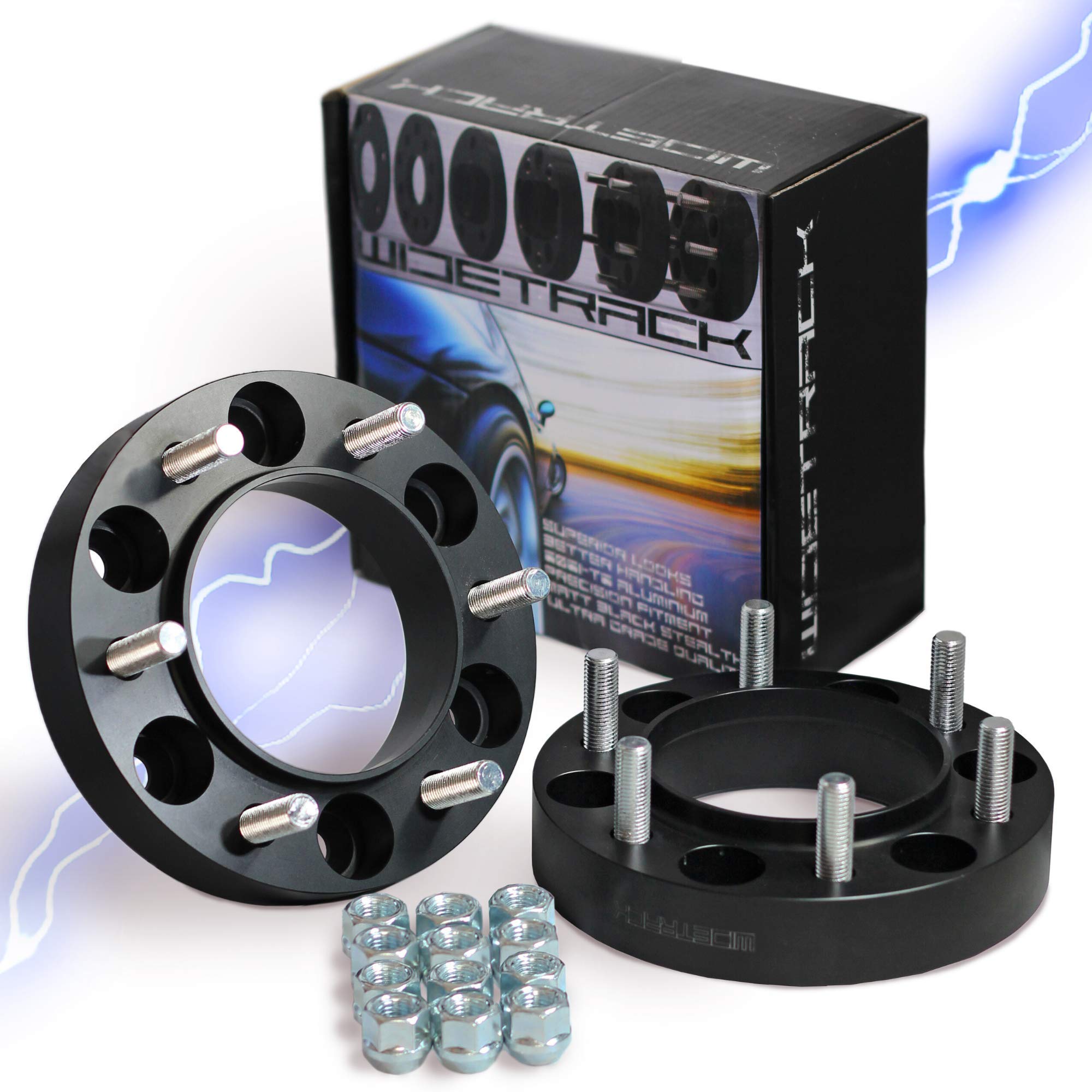Silginnes Widetrack Wheel Spacers 6 x 5.5” - 1.25" Thick, Hubcentric (4.17") - Wheel Spacer Kit, Best for Customizing Your Wheels and Driving Experience
