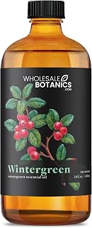 Wintergreen Essential Oil by Wholesale Botanics | Premium Grade 100% Undiluted Essential Oil | for Aromatherapy, Soaps, Lotions, & Candles | Vegan & Cruelty Free (16 Fl Oz)
