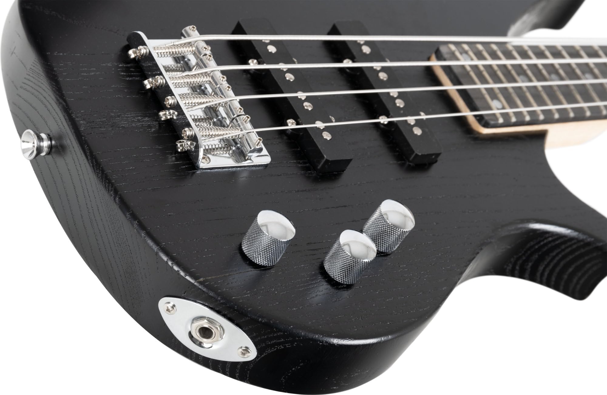 Rocktile TB-4 MBK Traveler E-Bass Matte Black Super Set, Basso, Scala: 25 | Numero di corde: 4, Corpo: ontano, Manico: acero, Tastiera: Technical Ebony, 5" (64, 8 cm), Larghezza capotasto: 39 mm, 9 kg