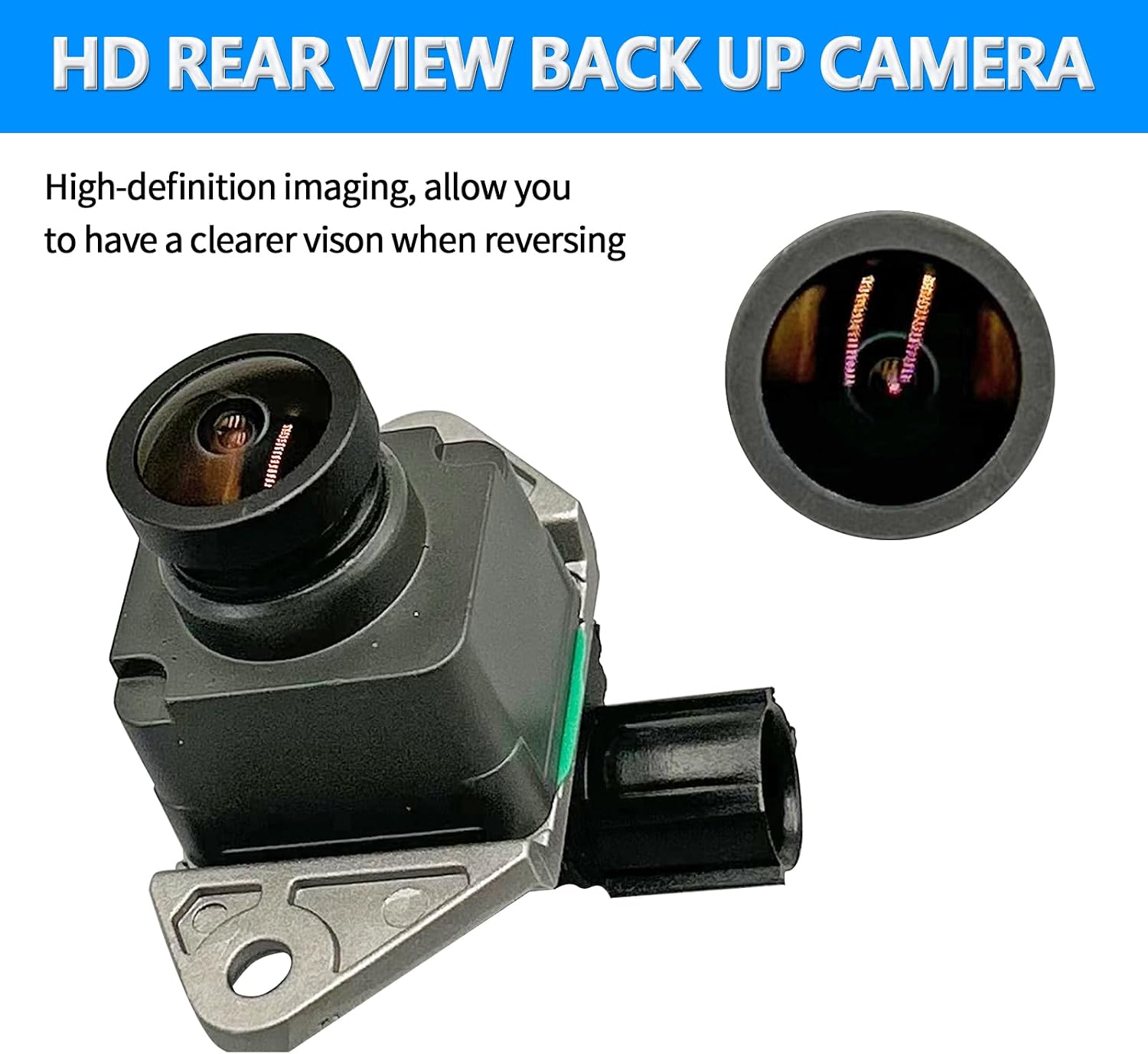 Rear View Backup Camera Compatible with 2014 2015 Jeep Grand Cherokee Reverse Park Assist Back Up Camera Replaces 68375333AA 68137943AD 68137943AE 68137943AF 68137943AG 68137943AH 590-071