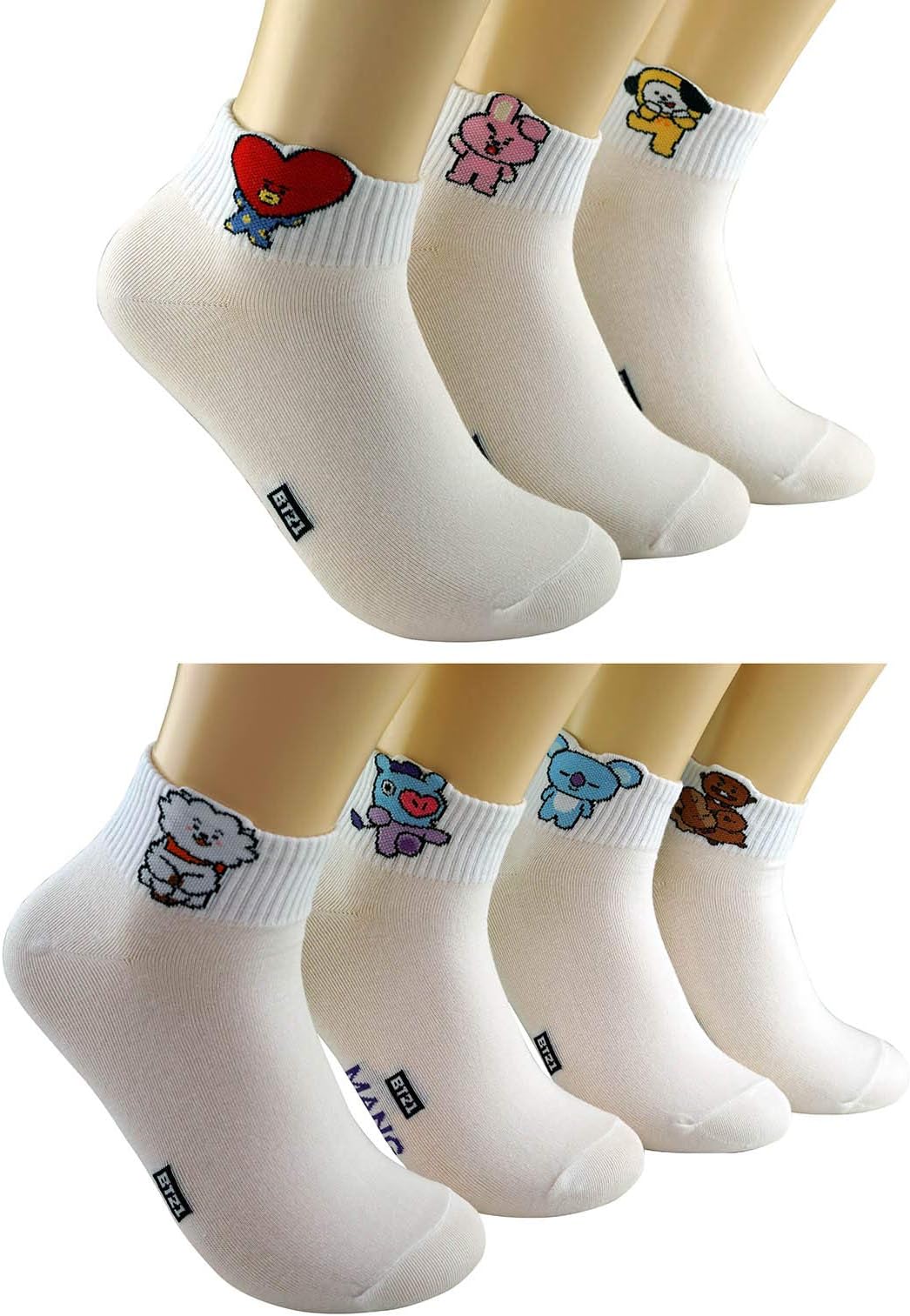 Women Bt21 Sneakers Socks