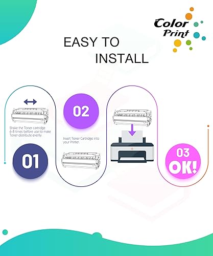 Miniatura 5 de COLOR PRINT Cartucho de tóner de repuesto compatible para impresora Brother TN760 TN-760 TN-730 TN730 TN770 para impresora DCP-L2550DW HL L2350DW