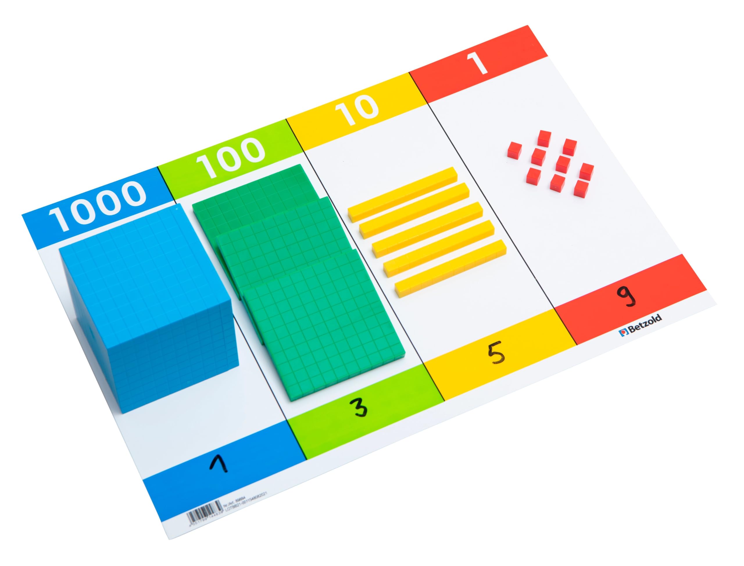 Betzold - Dienes-Material Zehnersystemsatz mit Rechentafel