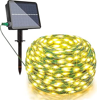 CUQOO Outdoor Solar Lights 8 Pack - Multicolour, Waterproof LED Solar - View #9