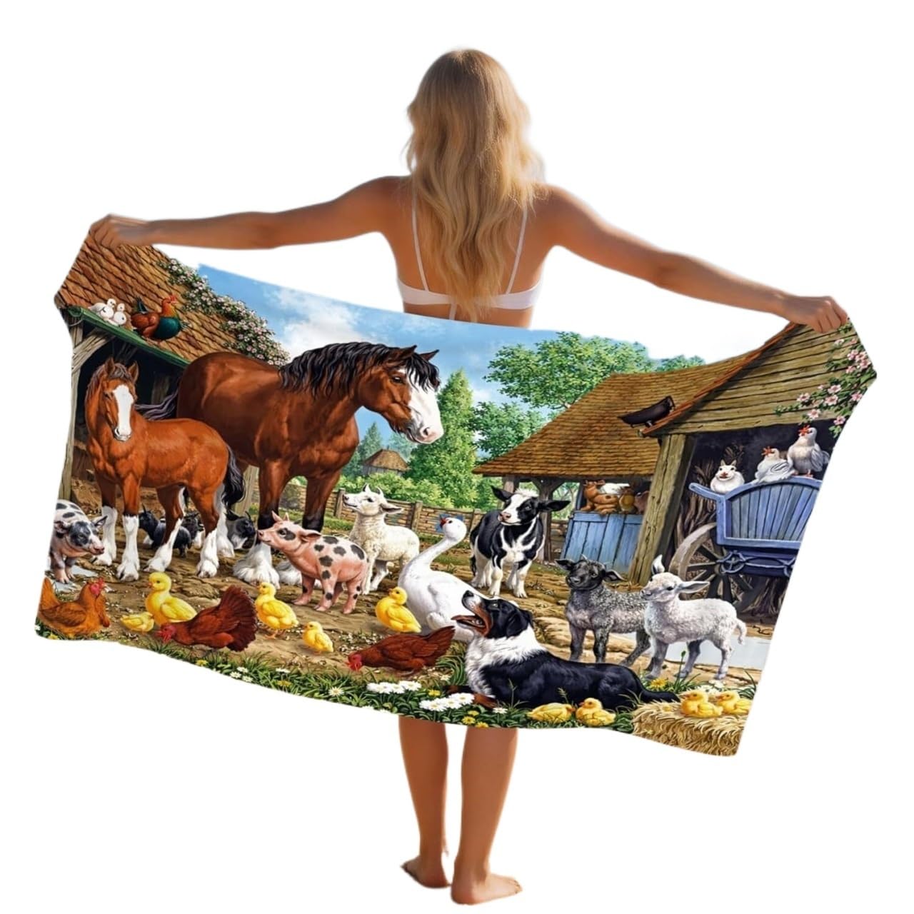 LYVQZPWLR Microfibre Beach Towel， Beach Towel Quick Dry Microfibre Multicolor Multiple Sizes Lightweight For Adults Travel(90x180 cm)