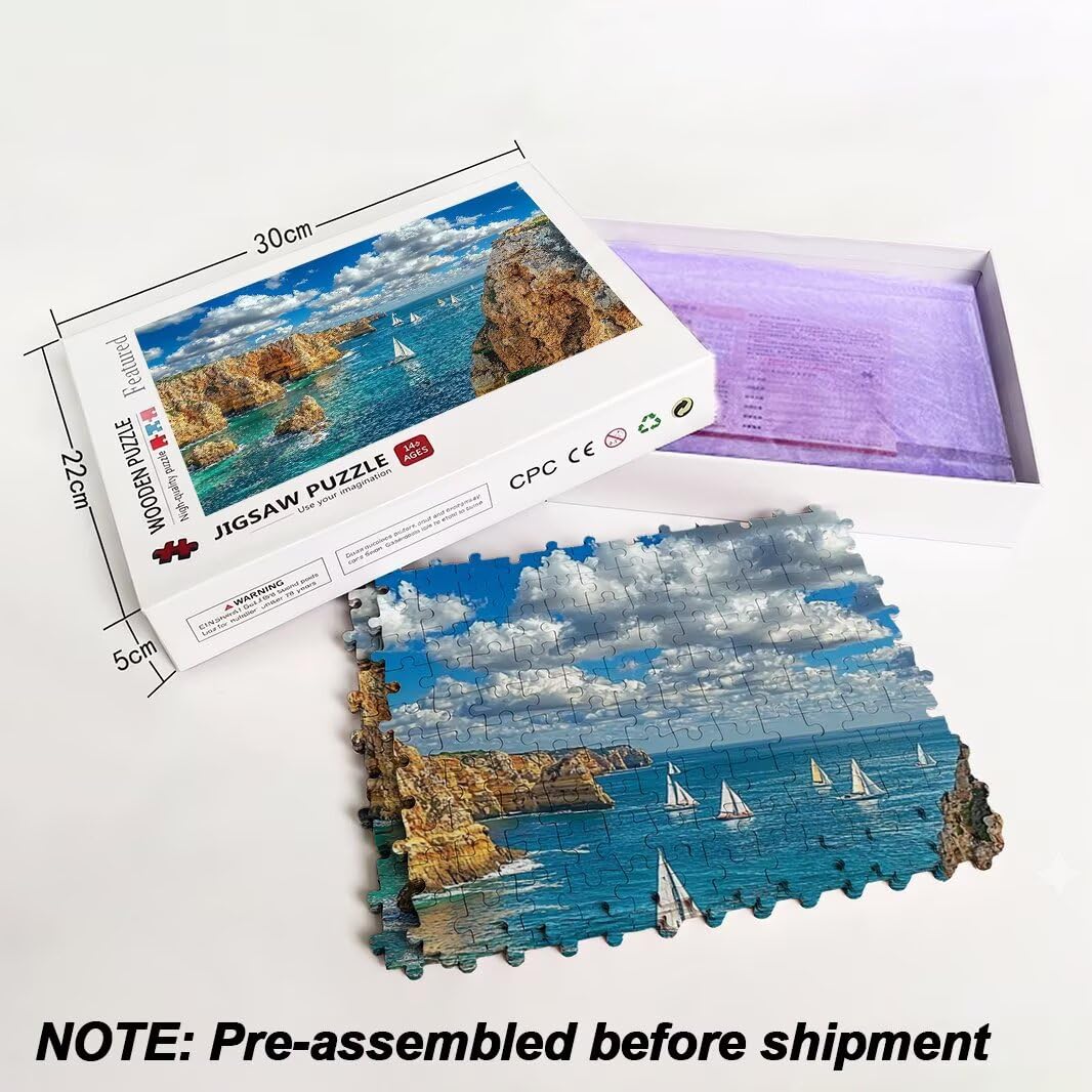 Puzzle 1000 Pezzi, Puzzle Oceano per Adulti, 70x50cm, Compact Box -4498