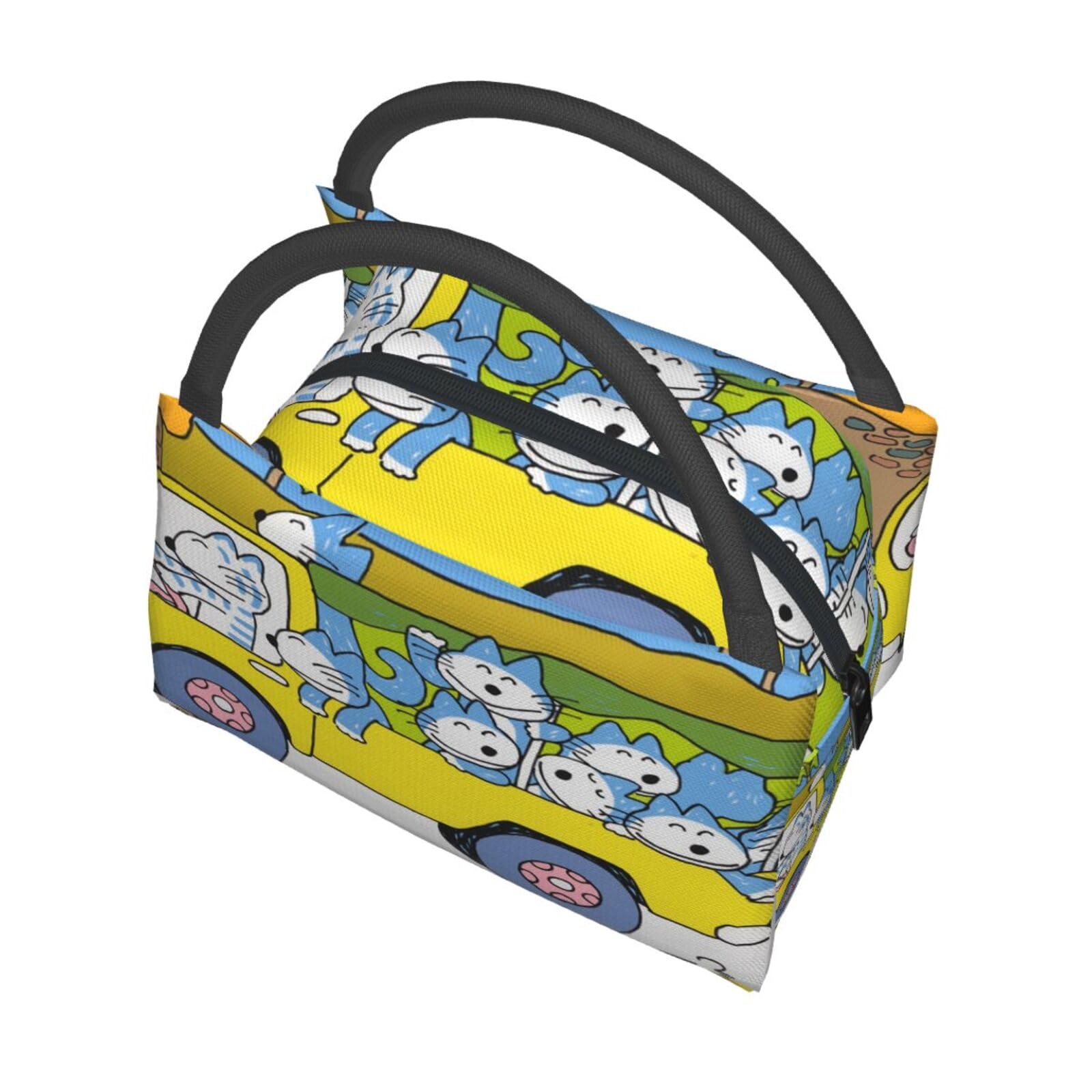 Amazon｜11ぴきのねこ ランチバッグ お弁当バッグ 保冷バッグ  