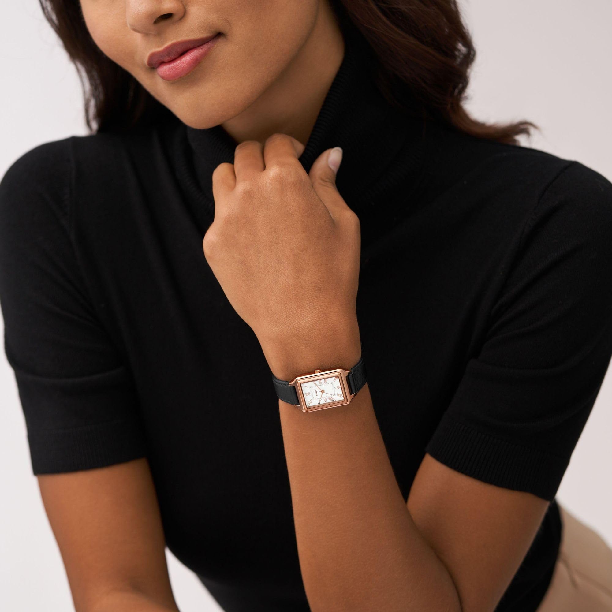 Fossil Raquel Orologio per donna, Movimento al quarzo con cinturino in acciaio inossiperbile o in pelle