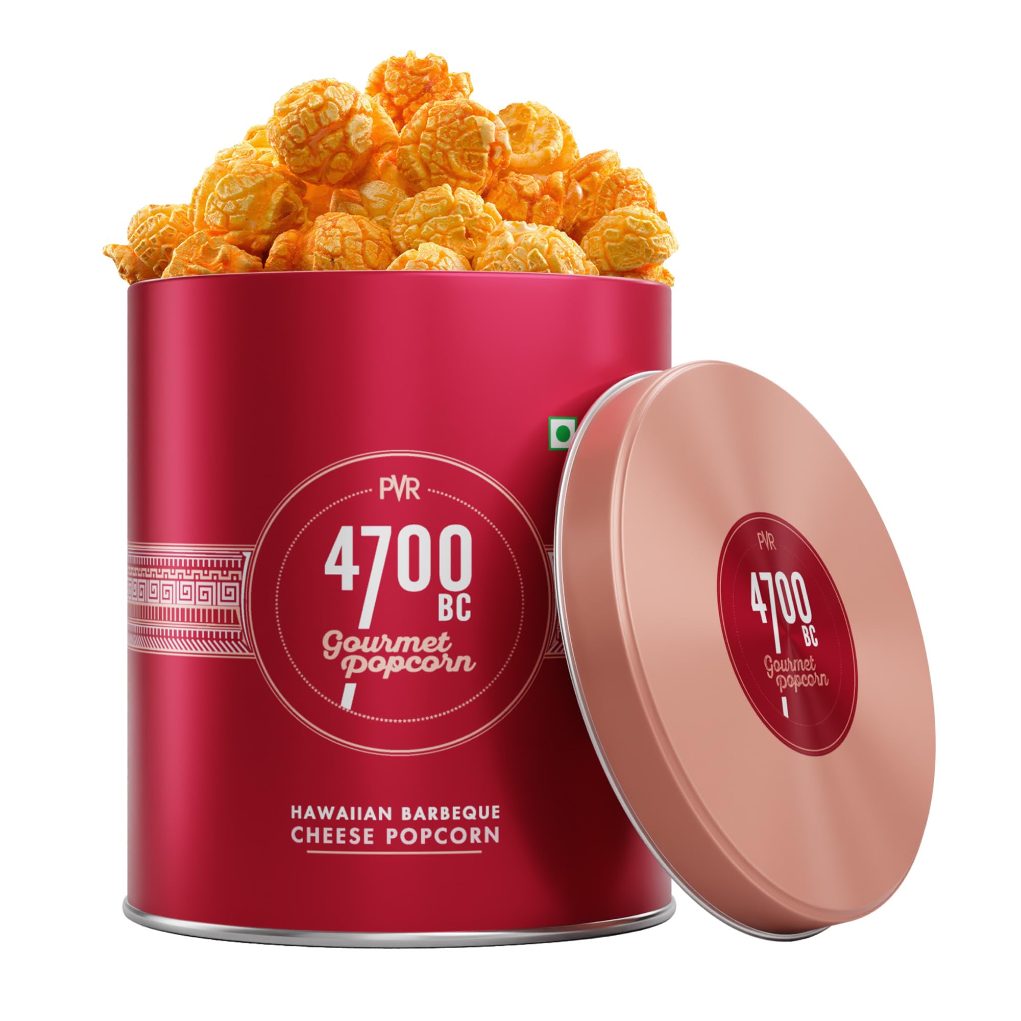 4700BC Gourmet Popcorn, Hawaiian BBQ Cheese, Tin, 50g